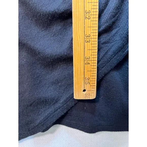 Goldray Women's One Piece Swim Dress Wrap Front Sleeveless Size PM Black Stretch - Picture 7 of 10